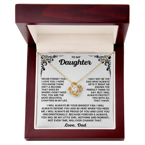 To My Daughter - You Are The Most Beautiful Chapters In My Life - Necklace