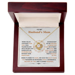 To My Husband's Mum- Loveknot Neclace- Mother's Day Gift