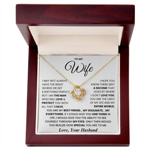 To My Wife - You Are My Best Friend - Necklace