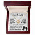 To My Bonus Daughter - You Are My Reason to Keep Going - Necklace