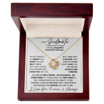 To My Soulmate - I Never Want To Stop Creating Beautiful Memories With You - Necklace