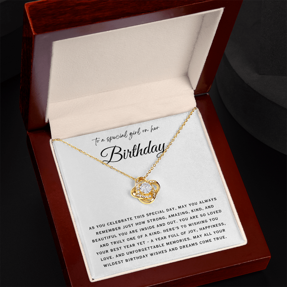 Birthday Gift For Her - Birthday Necklace for Daughter
