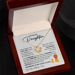 To My Daughter - I Am Proud To Be Your Father - Necklace