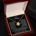 Mothers Day Gift For Mum - Love Knot Necklace for Mum