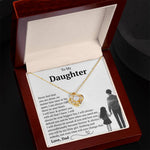 To My Daughter - You Will Always Be My Baby Girls - Love Knot Necklace