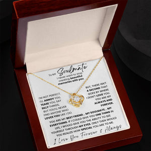 To My Soulmate - I Never Want To Stop Creating Beautiful Memories With You - Necklace