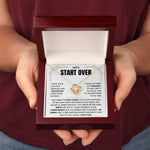 Let's Start Over Love Knot Necklace For Her- Meaningful Sorry Gift for Her