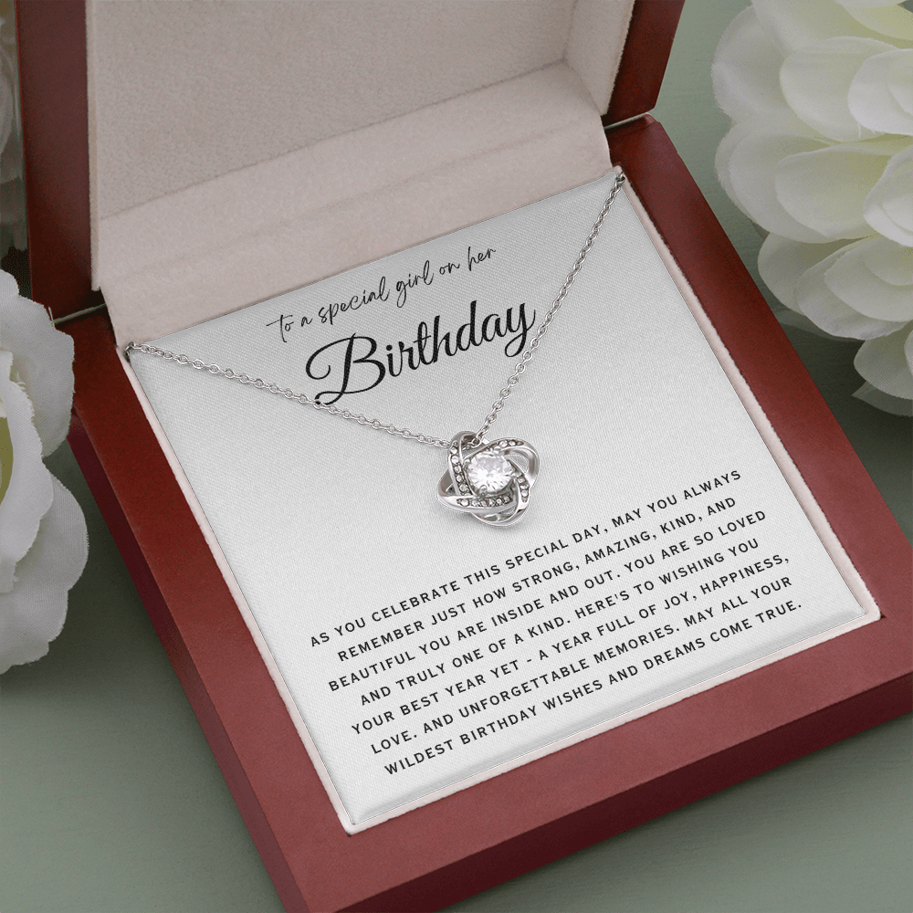 Birthday Gift For Her - Birthday Necklace for Daughter