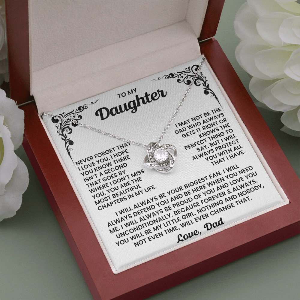 To My Daughter - You Are The Most Beautiful Chapters In My Life - Necklace
