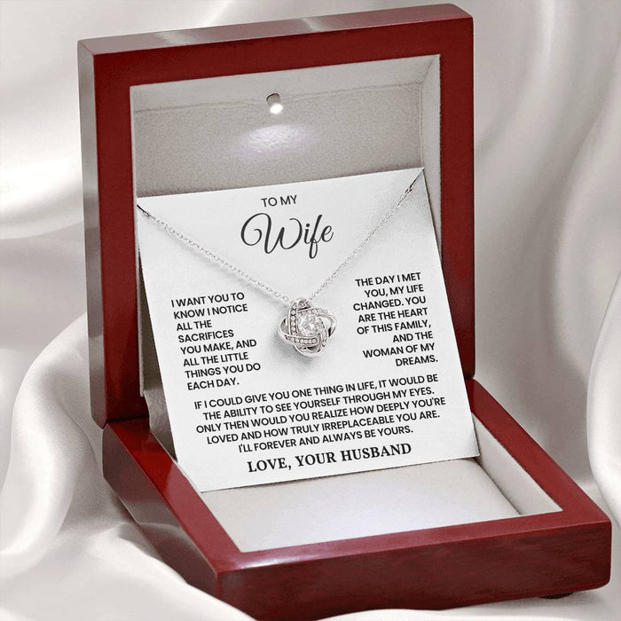 To My Wife - You Are The Heart of This Family - Necklace Lux717