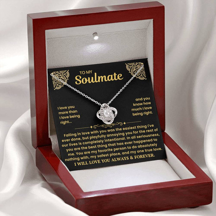 You Are My One True Love - Soulmate Necklace En623