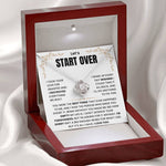 Let's Start Over Love Knot Necklace For Her- Meaningful Sorry Gift for Her