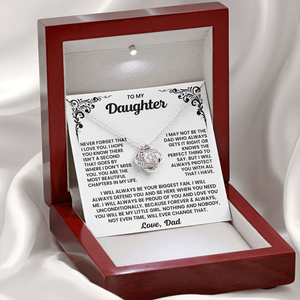 To My Daughter - You Are The Most Beautiful Chapters In My Life - Necklace