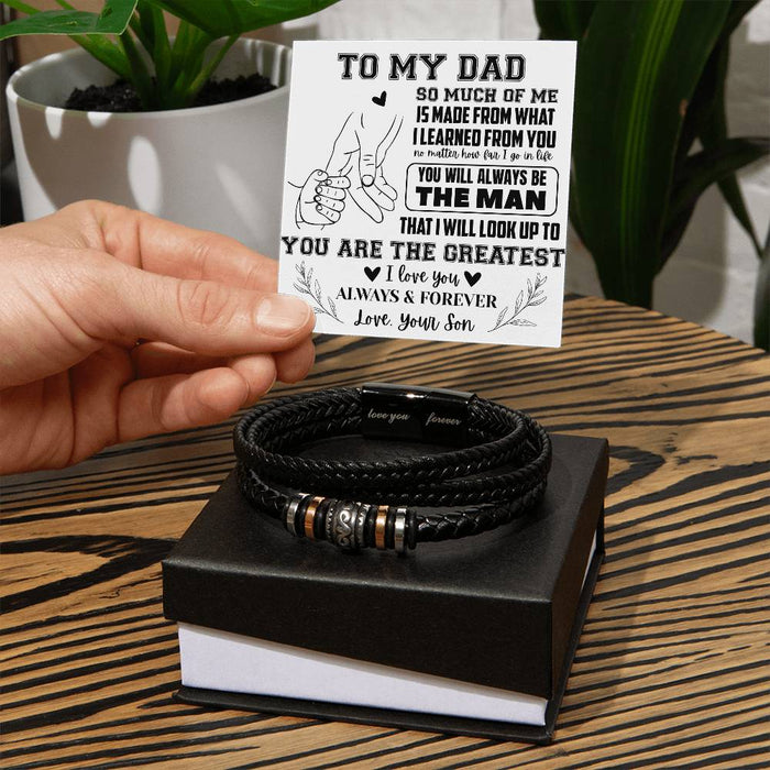 Fathers Day Gift for Dad From Son - Bracelet