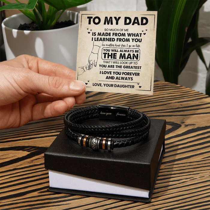 To My Dad, You Are The Greatest-Bracelet