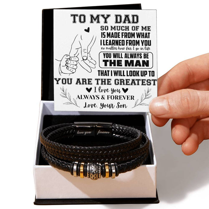 Fathers Day Gift for Dad From Son - Bracelet