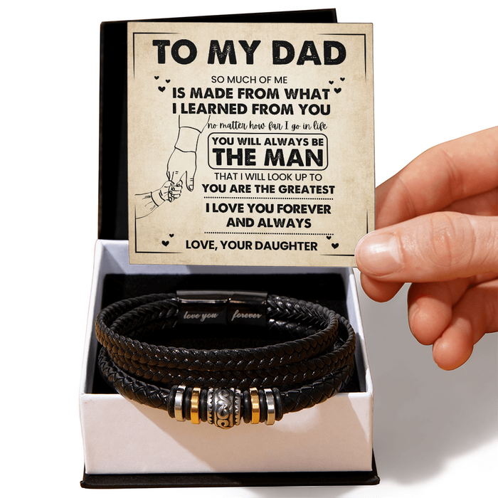 To My Dad, You Are The Greatest-Bracelet