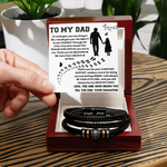 Fathers Day Gift for Dad from Daughter - Bracelet