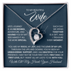 To My Wife - You Are My Rock, My Joy, And The Love of My Life - Necklace