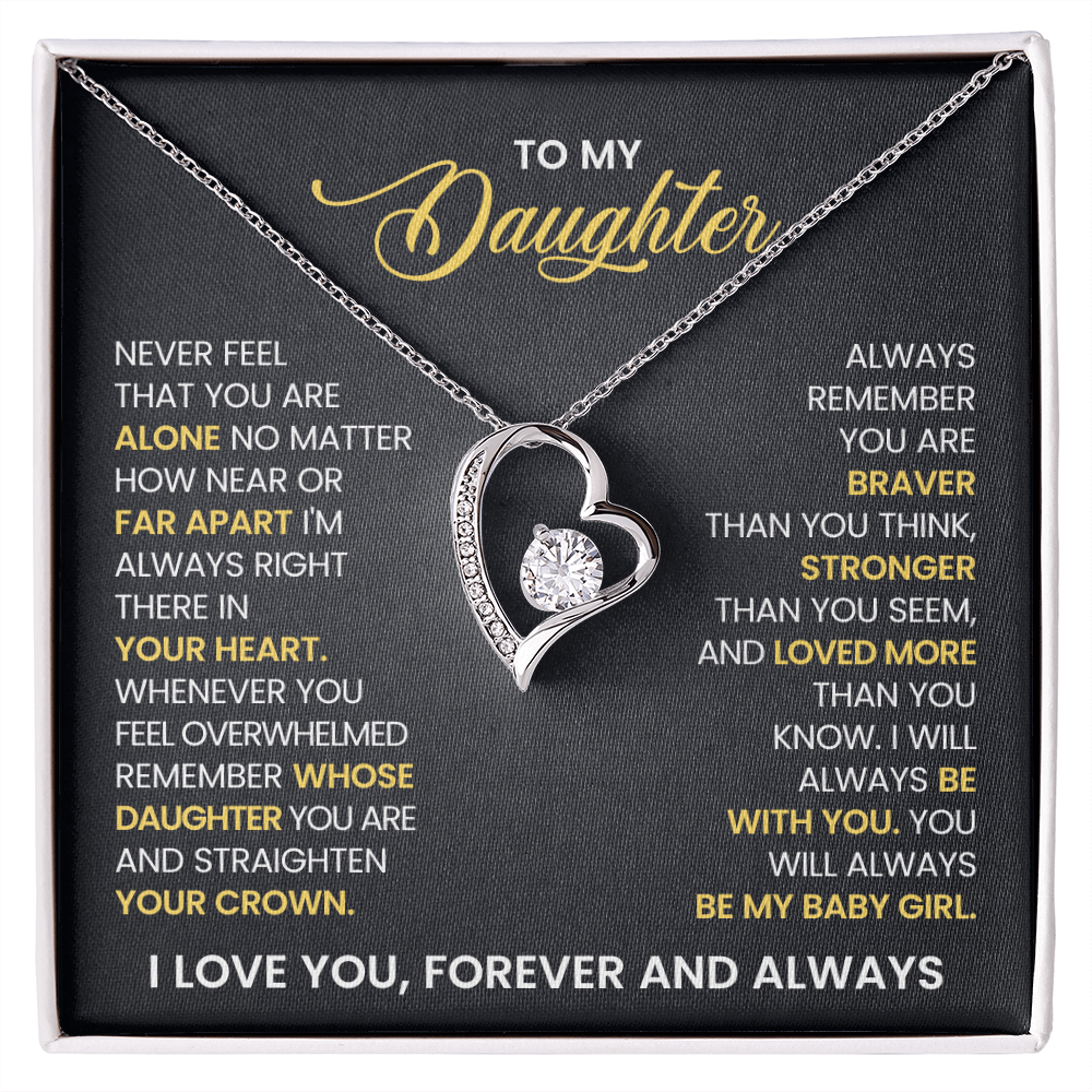 To My Daughter - With all my love Necklace