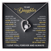 To My Daughter - With all my love Necklace