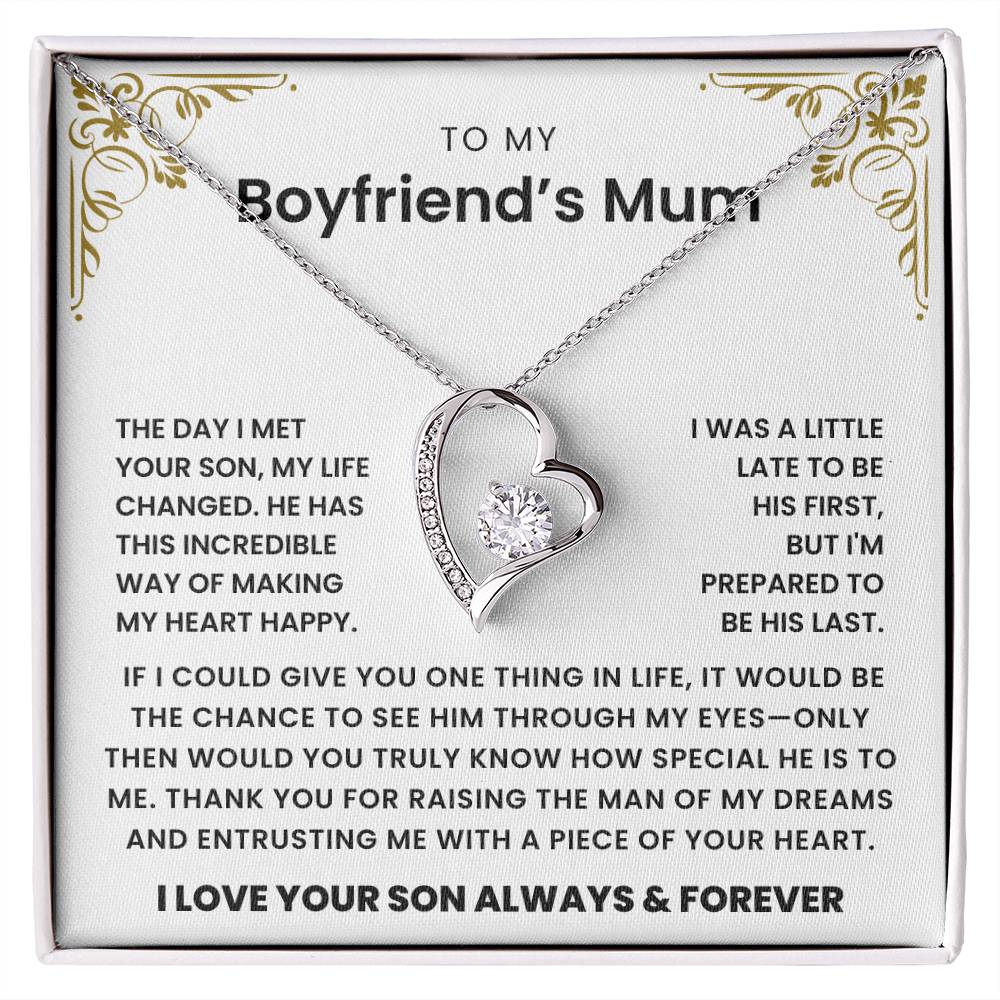 To My Boyfriend's Mum - I'm Prepared To Be His Last- Necklace