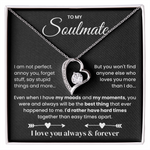 I Love You Always & Forever | Gift for Wife, Soulmate, Girlfriend - Necklace