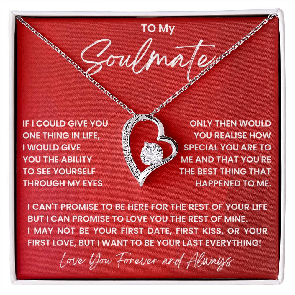 To My Soulmate-Forever Love Necklace-Love You Forever And Always
