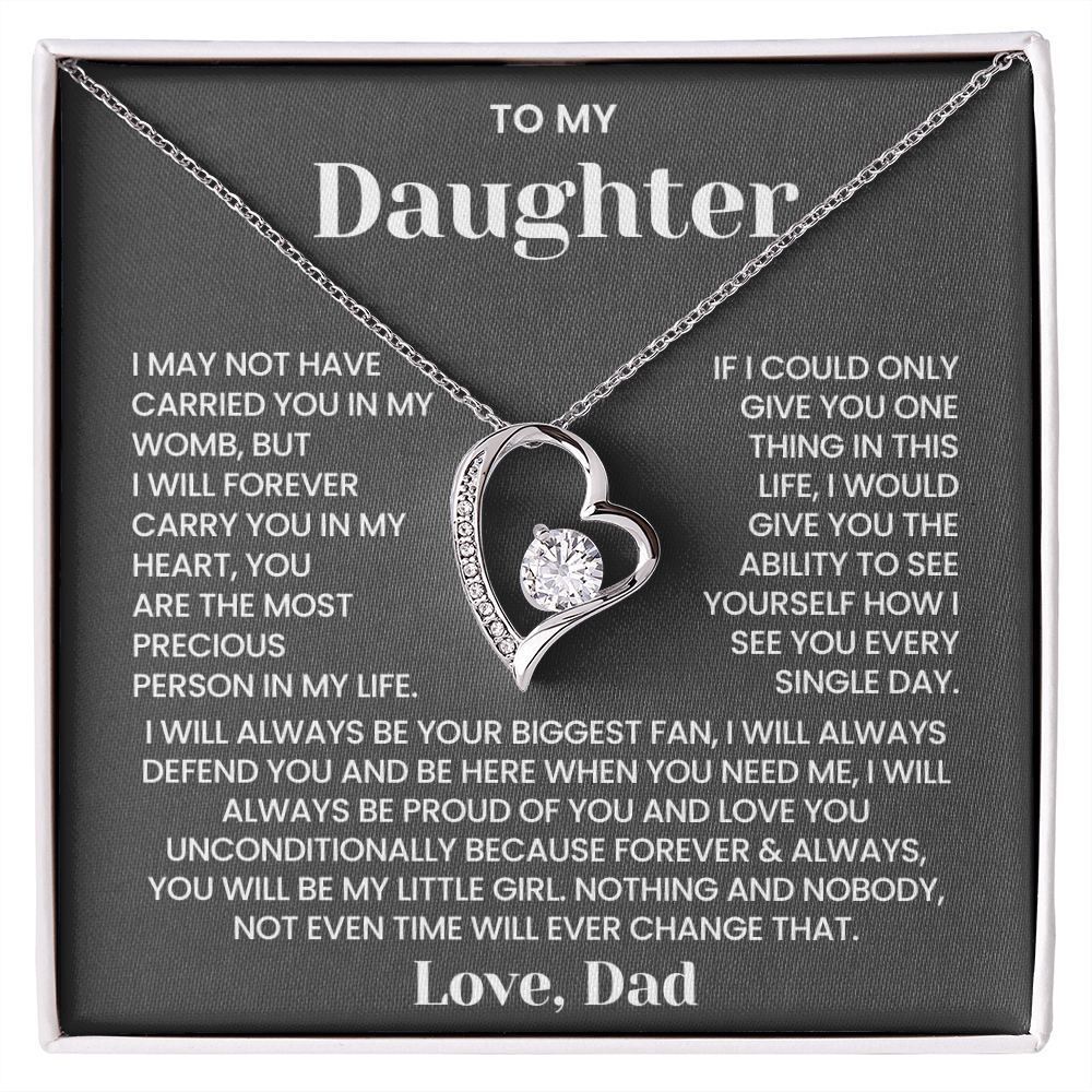 To My Daughter - You Are The Most Precious Person in My Life - Necklace