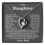 To My Daughter - You Are The Most Precious Person in My Life - Necklace