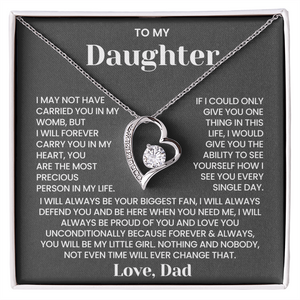 To My Daughter - You Are The Most Precious Person in My Life - Necklace