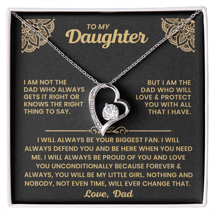 To My Daughter - I Will Always Be Your Biggest Fan - Necklace