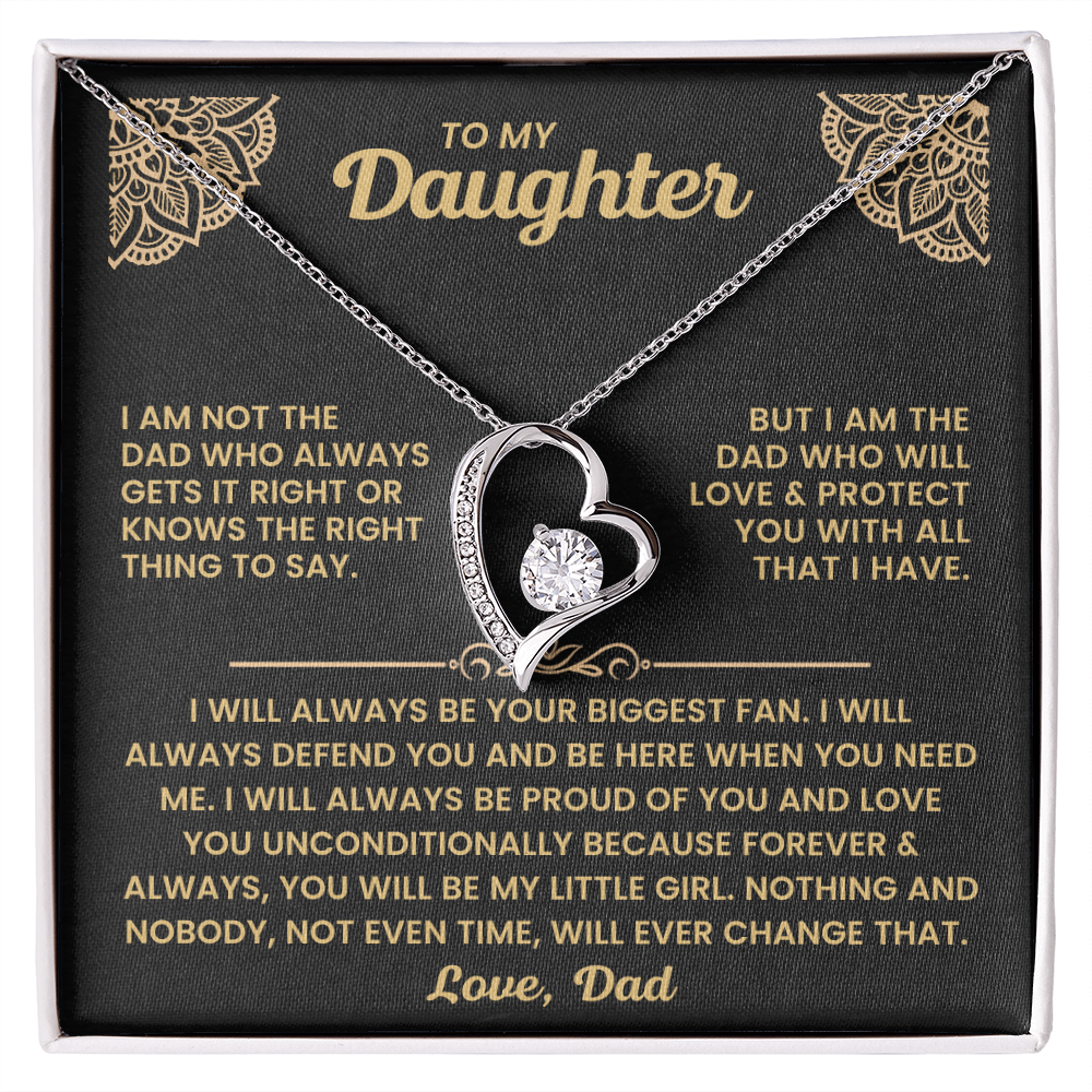 To My Daughter - I Will Always Be Your Biggest Fan - Necklace