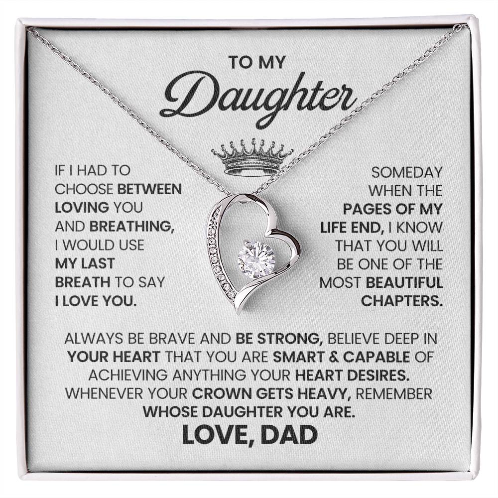 To My Daughter- You are my sunshine Necklace
