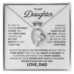 To My Daughter- You are my sunshine Necklace
