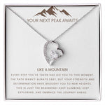 Graduation Gifts for Her - Your Next Peak Awaits - Necklace