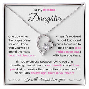 To My Daughter - You Will Be The Most Beautiful Chapters - Necklace