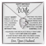 Happy Birthday Necklace Gift Set for Wife BDY01