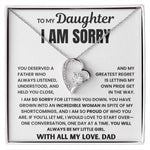 Perfect Apology Gift for Daughter from Dad - Necklace