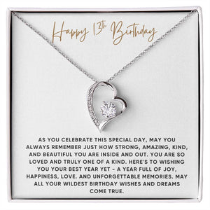 Happy 13th Birthday Gift for Her - Necklace