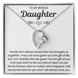 To My Bonus Daughter - With all my love