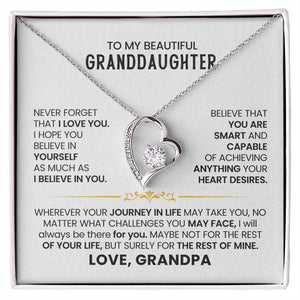 To My Beautiful Granddaughter - Always know you are loved