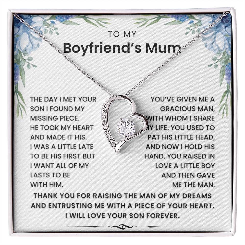 To My Boyfriend's Mum - I Want All of My Lasts To Be With Him - Necklace