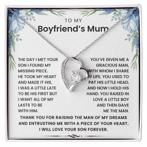 To My Boyfriend's Mum - I Want All of My Lasts To Be With Him - Necklace