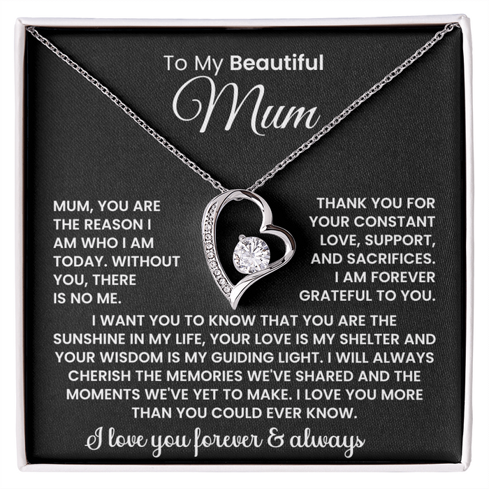 To My Beautiful Mum -  Necklace
