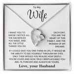 To My Wife - I'll Forever and Always Be Yours - Necklace