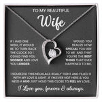 To My Beautiful Wife – Sentimental Jewellery Set | Meaningful Gift for Wife