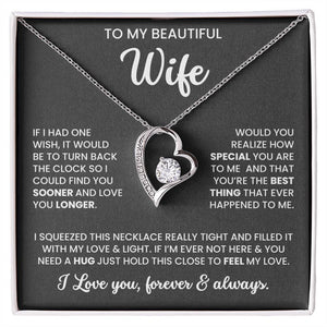 To My Beautiful Wife – Sentimental Jewellery Set | Meaningful Gift for Wife