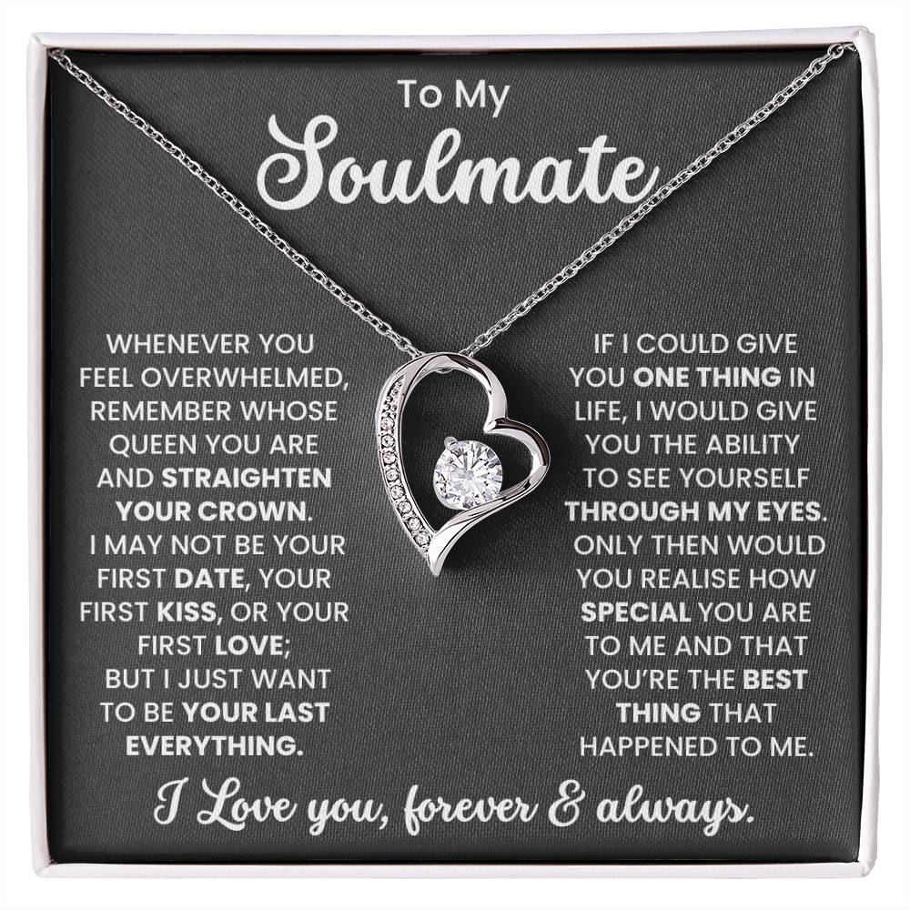 To My Soulmate Necklace – Elegant Jewellery Gift for Love