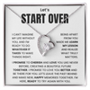 Let's Start Over - Forever Necklace
